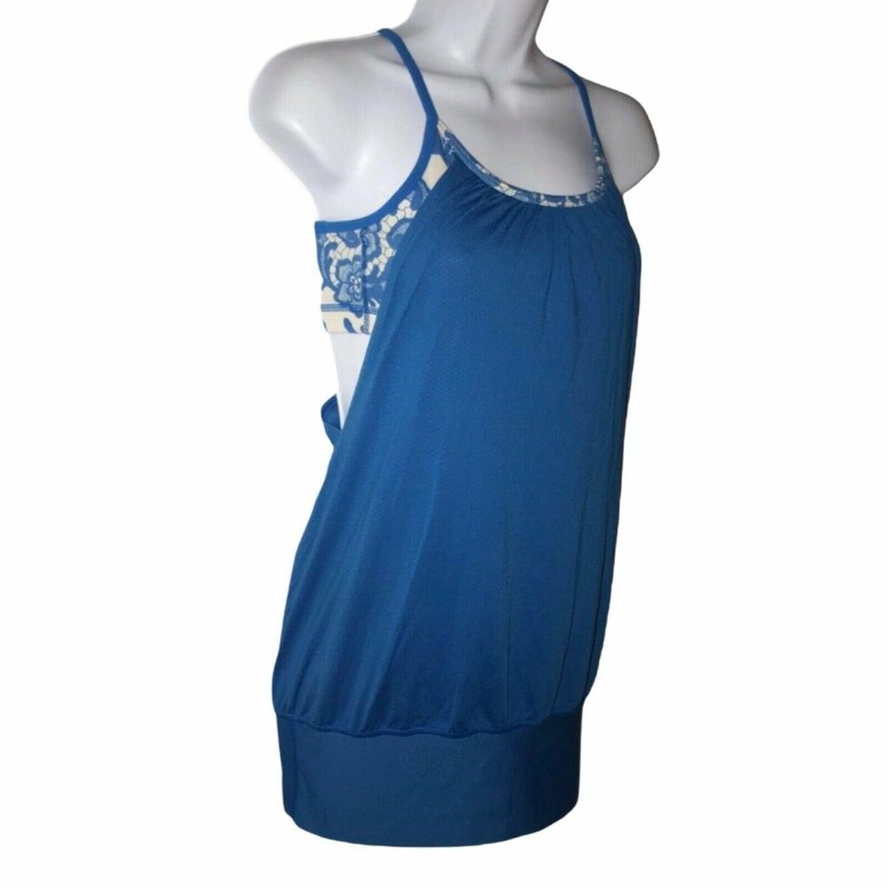 Lululemon No Limits Floral Athletic Tank Top 4 XS - Picture 4 of 8